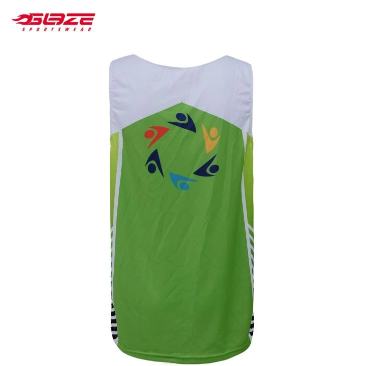 Sublimation Printed Gym Mens Singlet